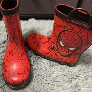 Spider man rain boots
